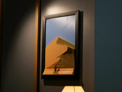 Çöldeki Gezgin 3D Tablo