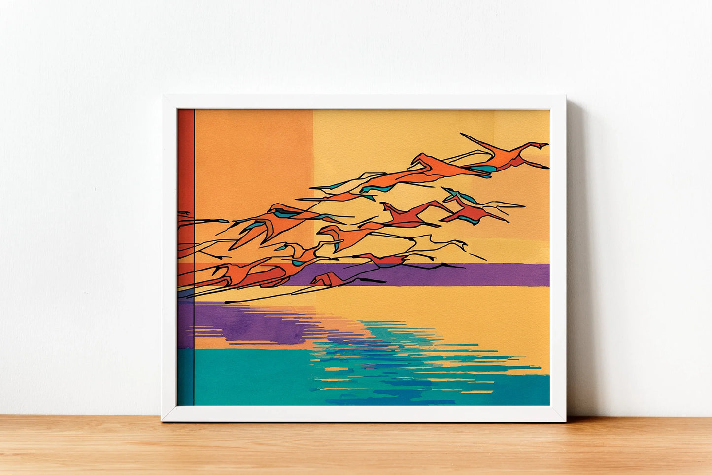 abstract birds
