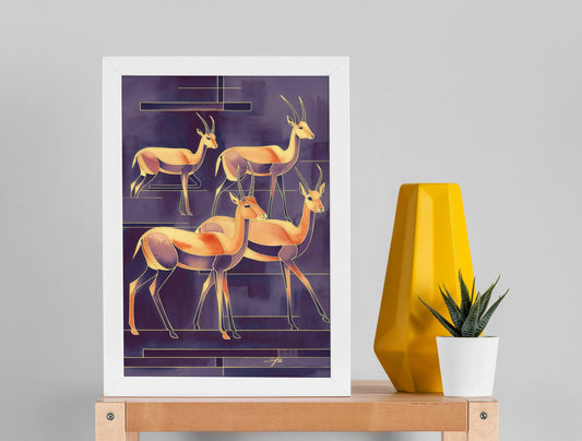 gazelle painting